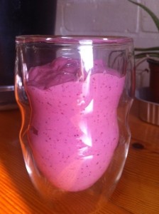blackcurrant smoothie