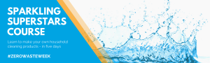 sparkling superstars course banner - zero waste weeek