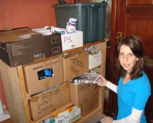 recycling centre at home