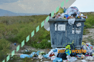 Litter is everywhere.