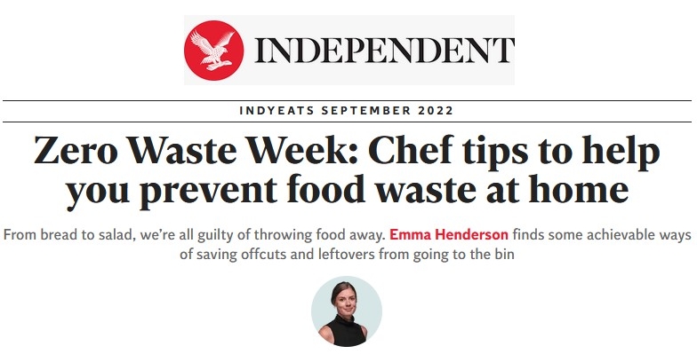 independent interviews chefs for zero waste week